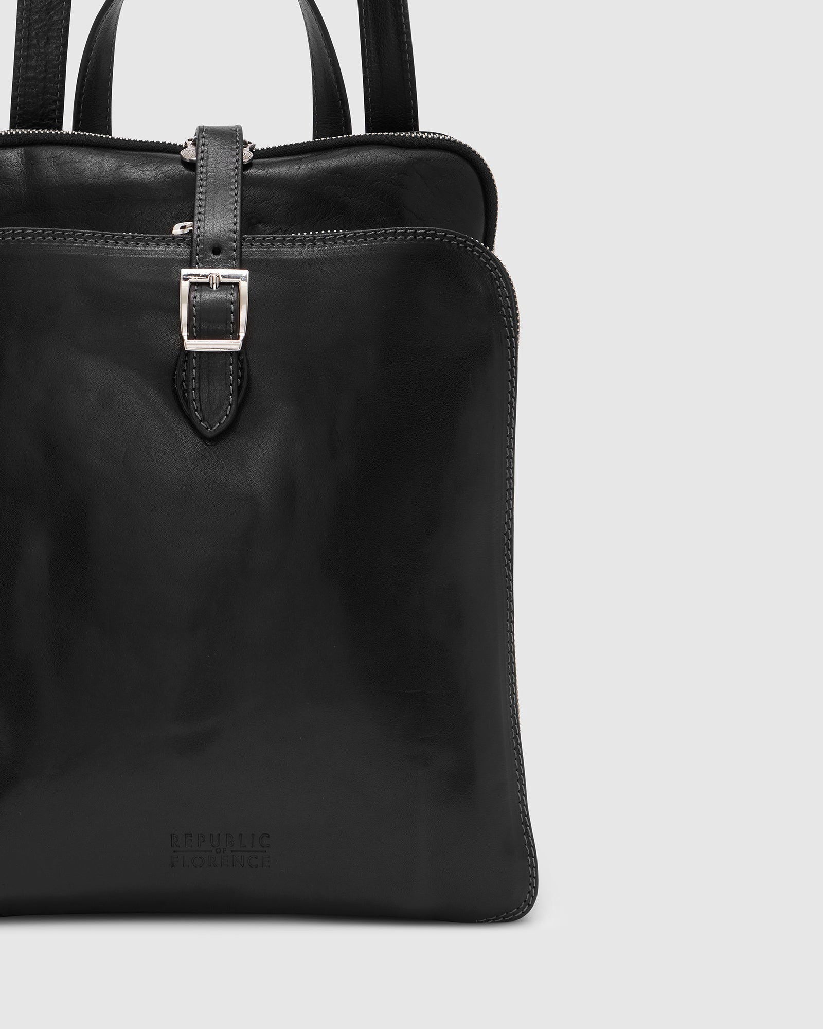 Emma Black - Shoulder Bag/Backpack - Republic of Florence