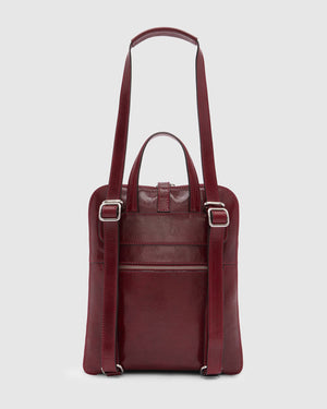 Emma Red - Shoulder Bag/ Backpack - Republic of Florence