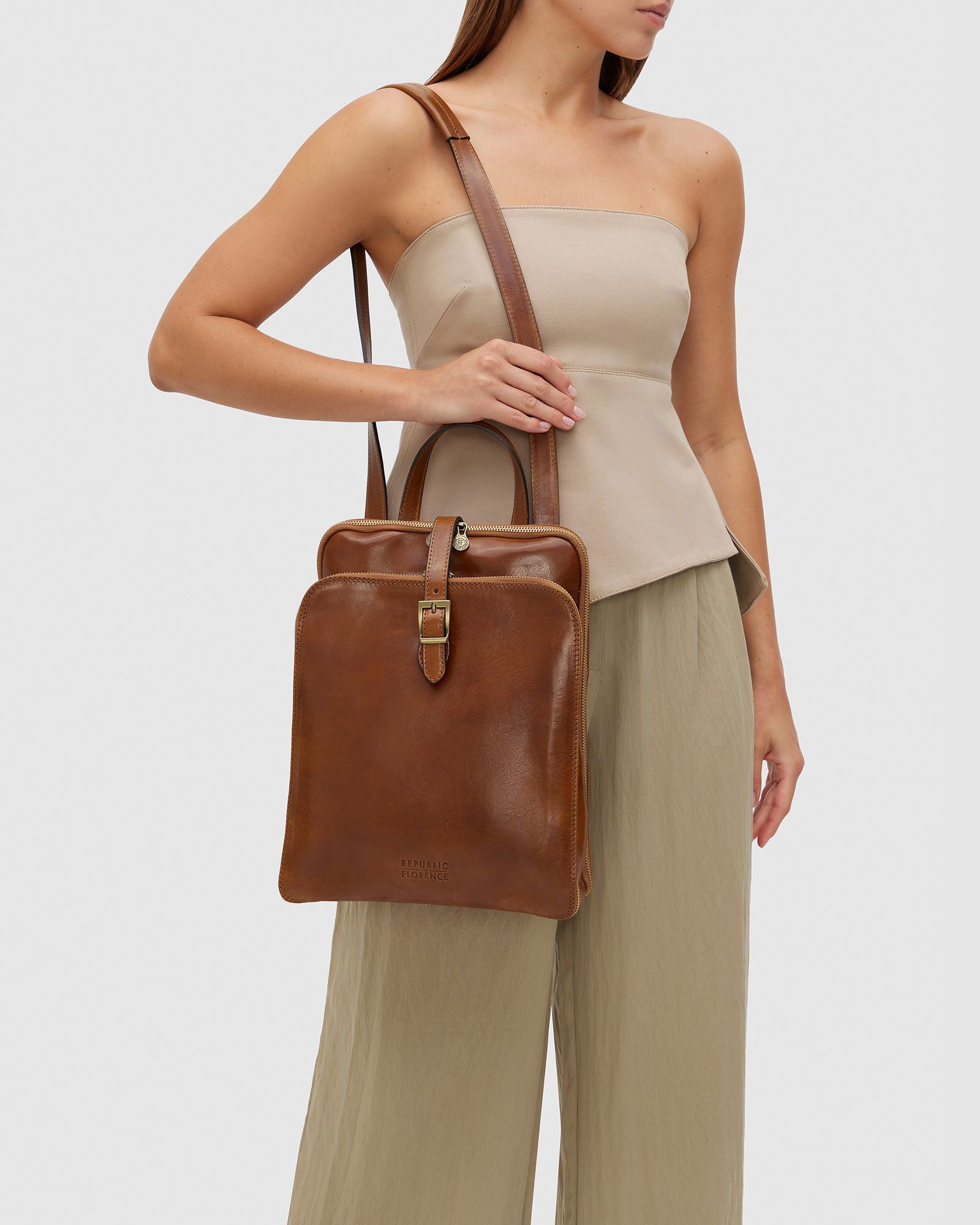 Emma Tan - Shoulder Bag/ Backpack - Republic of Florence