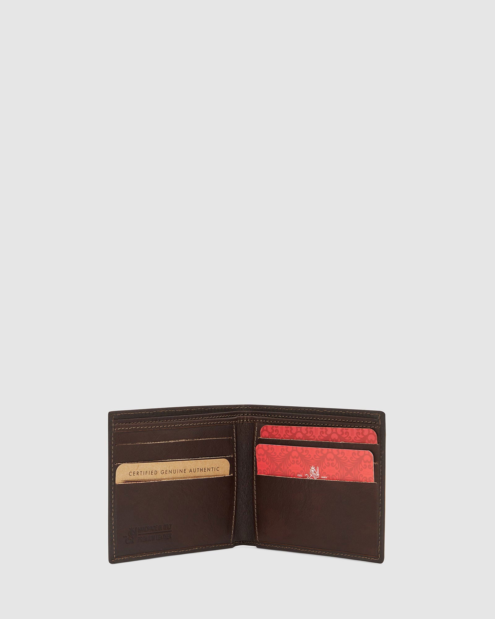 Bellini Brown - Bifold Leather Wallet - Republic of Florence