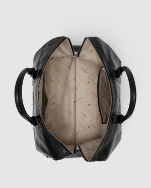 Beltrami Black - Leather Weekender Bag - Republic of Florence
