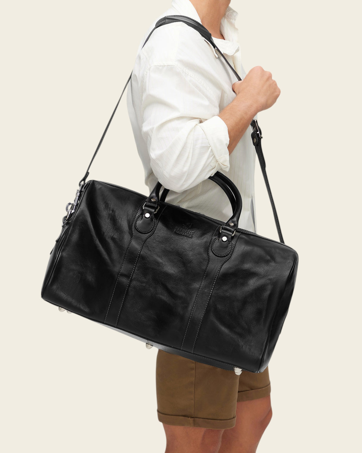 Beltrami Jet - Leather Weekender Bag