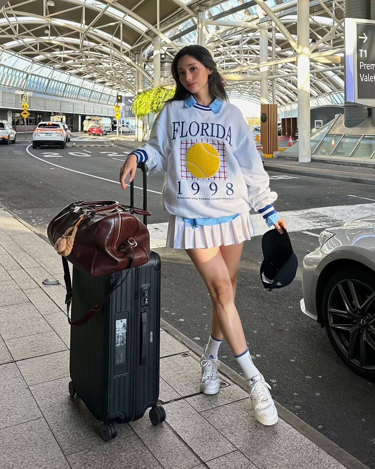 Beltrami Blue - Leather Duffle Bag - Republic of Florence