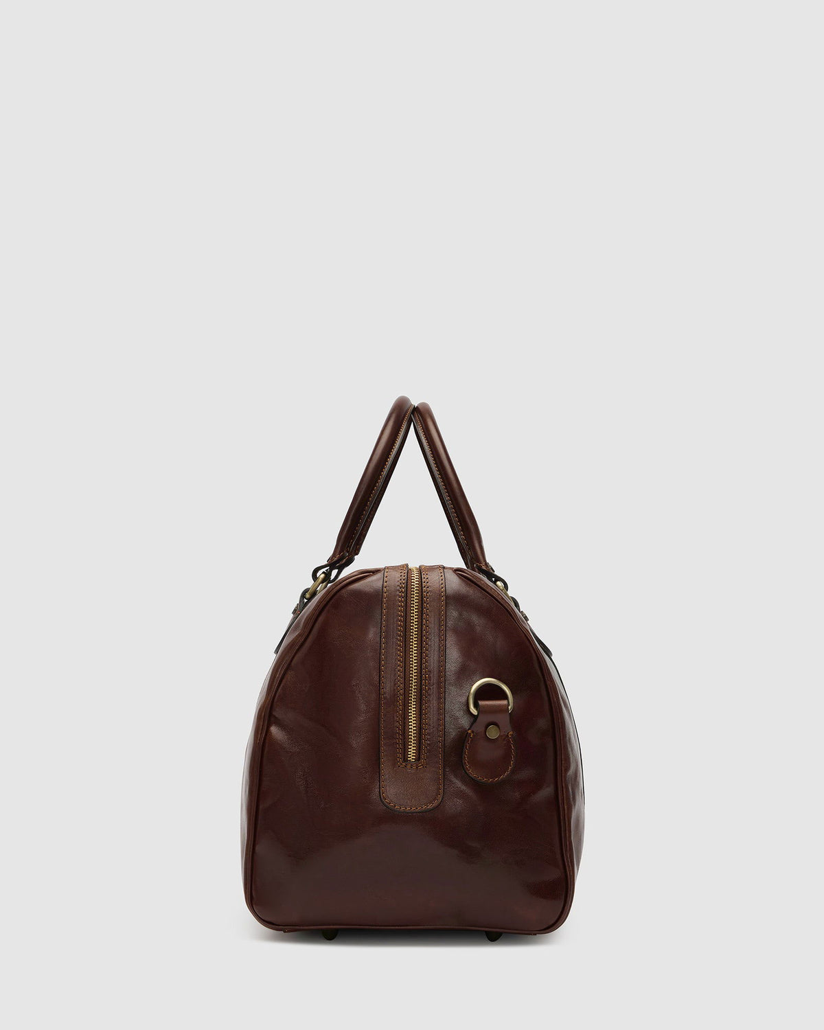 Beltrami Brown - Leather Duffle Bag - Republic of Florence
