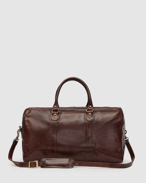 Beltrami Brown - Leather Duffle Bag - Republic of Florence
