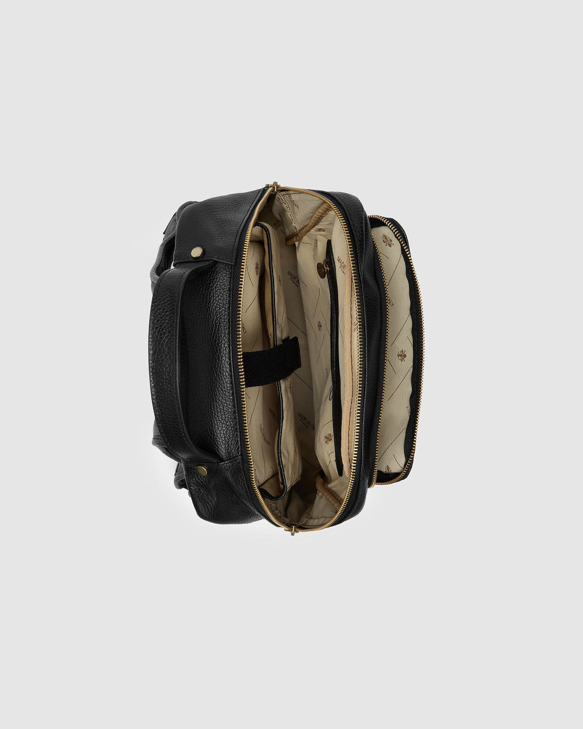 Bexley Black - Leather Laptop Backpack - Republic of Florence