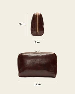 Primo Terra - Leather Toiletry Bag