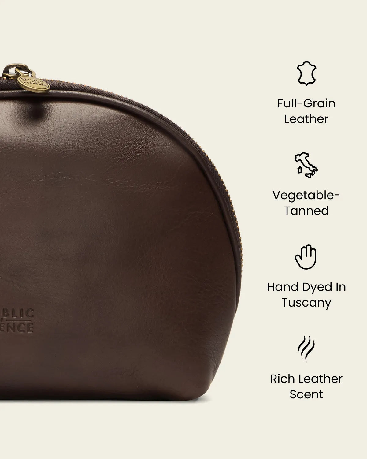 Porter Espresso - Leather Pouch