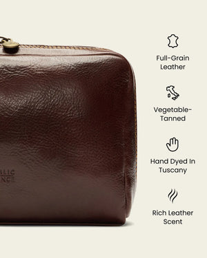 Primo Terra - Leather Toiletry Bag