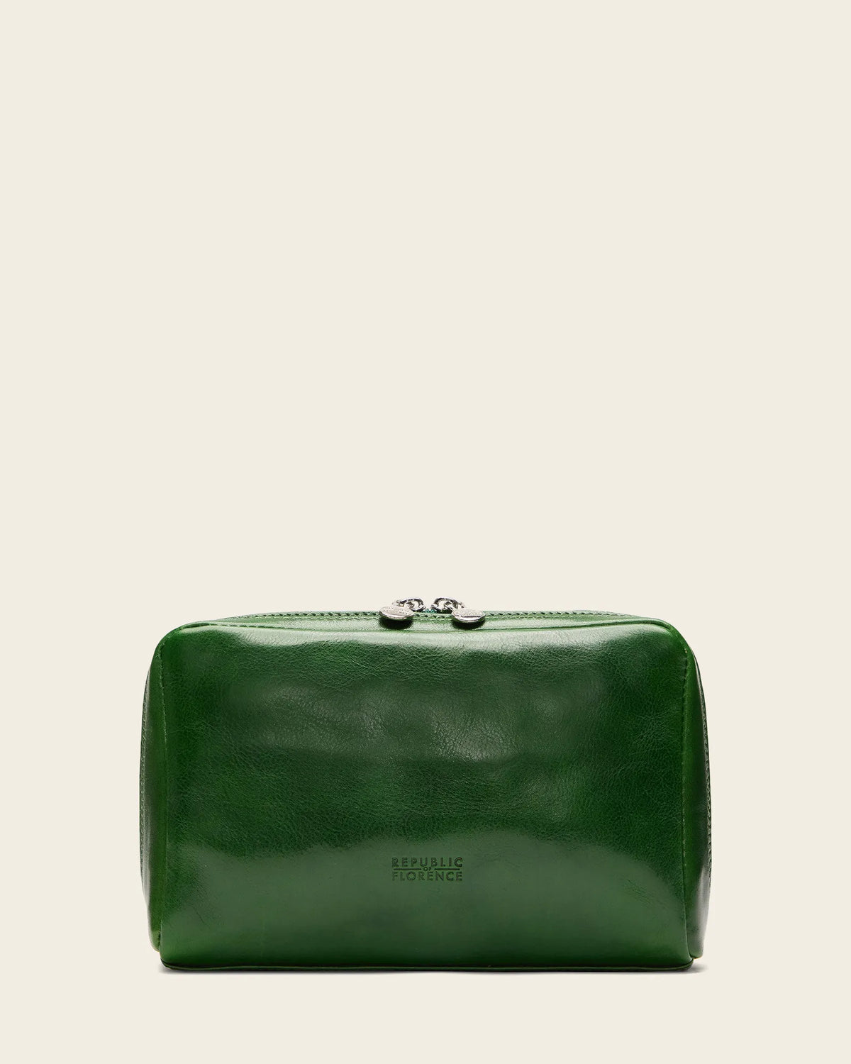 Primo Forest - Leather Toiletry Bag