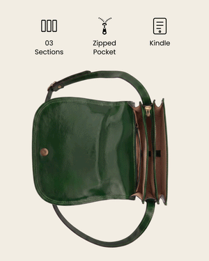 Mia Forest - Leather Crossbody Bag