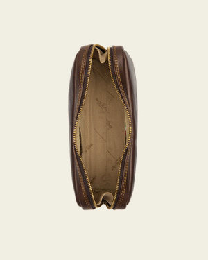 Primo Espresso - Leather Toiletry Bag