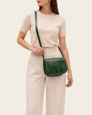 Mia Forest - Leather Crossbody Bag