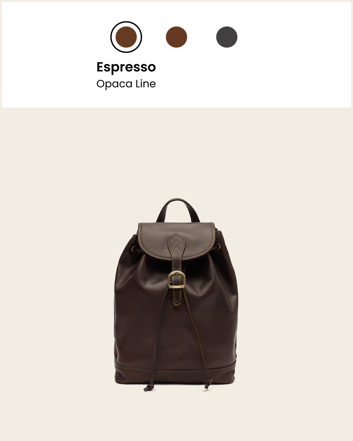 Martina Ink - Leather Backpack