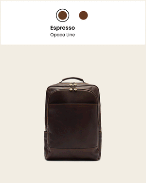 Porto Espresso - Leather Backpack