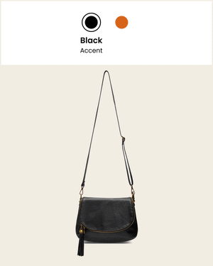 Vasarino Brown - Leather Crossbody Bag