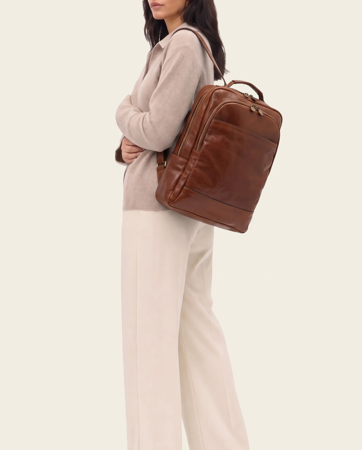 Porto Earth - Leather Backpack