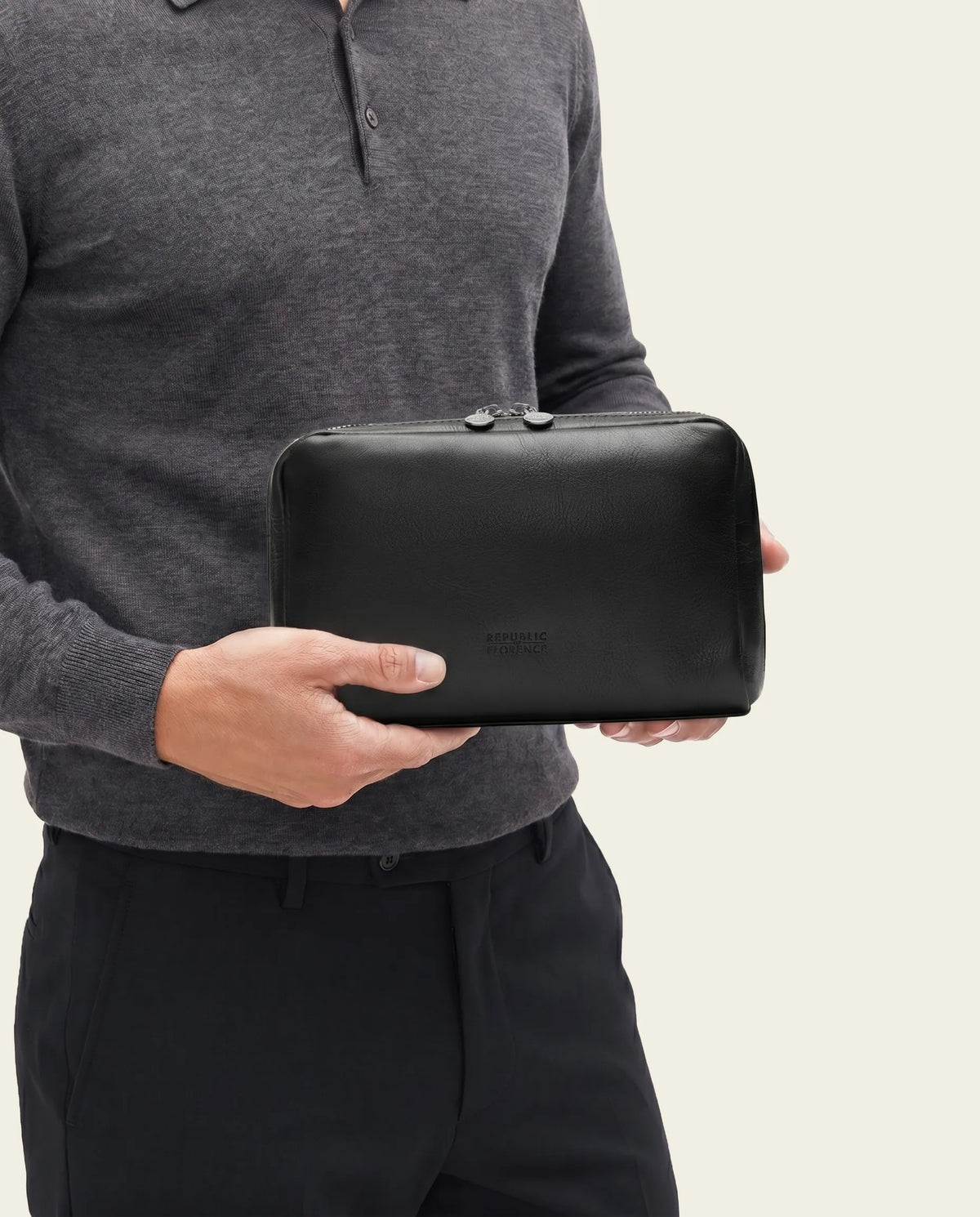 Primo Ink - Leather Toiletry Bag