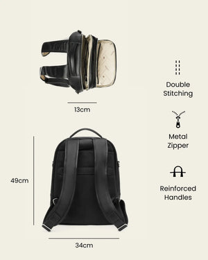 Belfast Ink - Leather Backpack