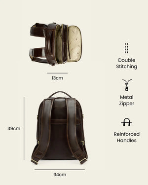 Belfast Moro - Leather Backpack