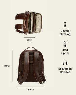 Belfast Terra - Leather Backpack