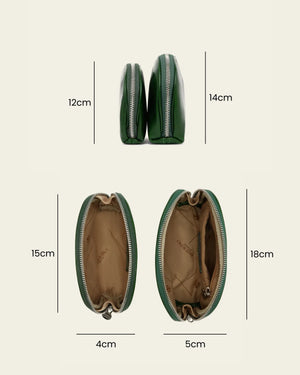 Duo Forest - Leather Pouch Set