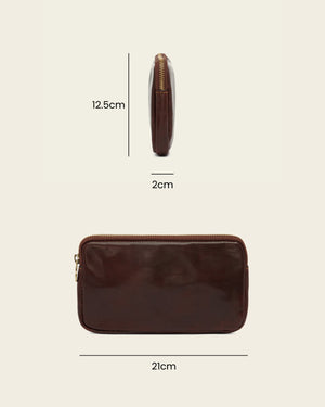 Forma5 Terra - Leather Zip Organiser