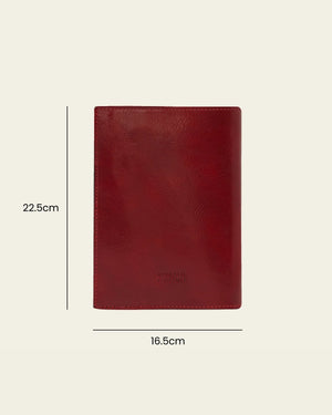 Journal A5 Rosso - Leather Notebook