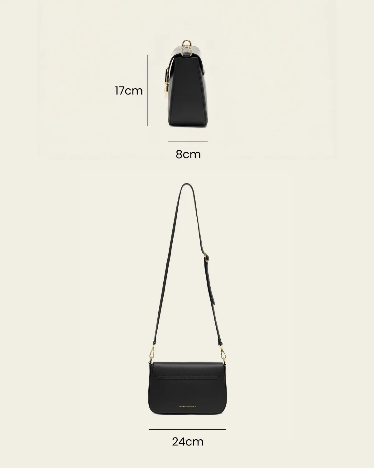 Margot Black - Crossbody Bag