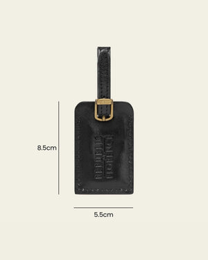 Tag Jet - Leather Travel Tag