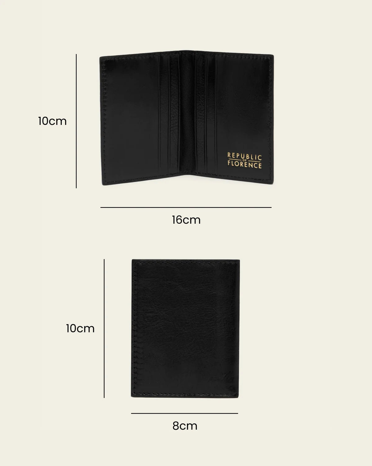 Vertical Jet - Leather Card Holder
