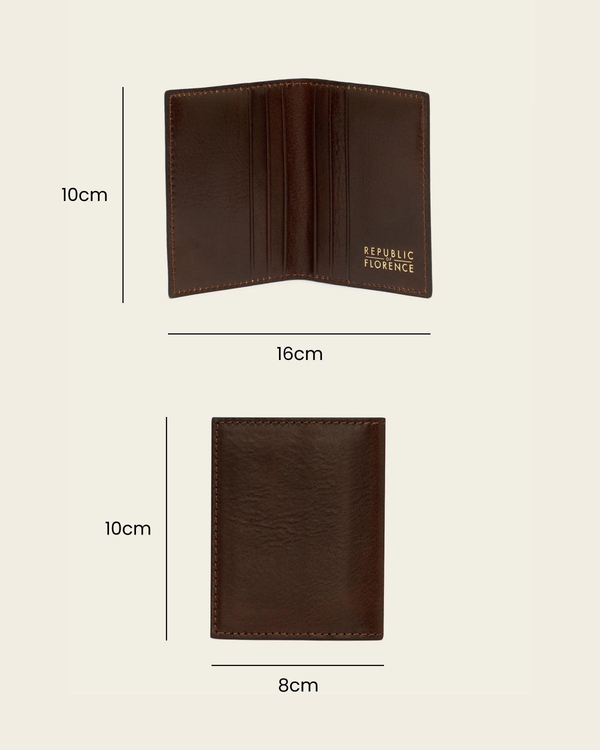 Vertical Terra - Leather Card Holder