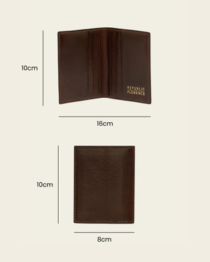 Vertical Terra - Leather Card Holder