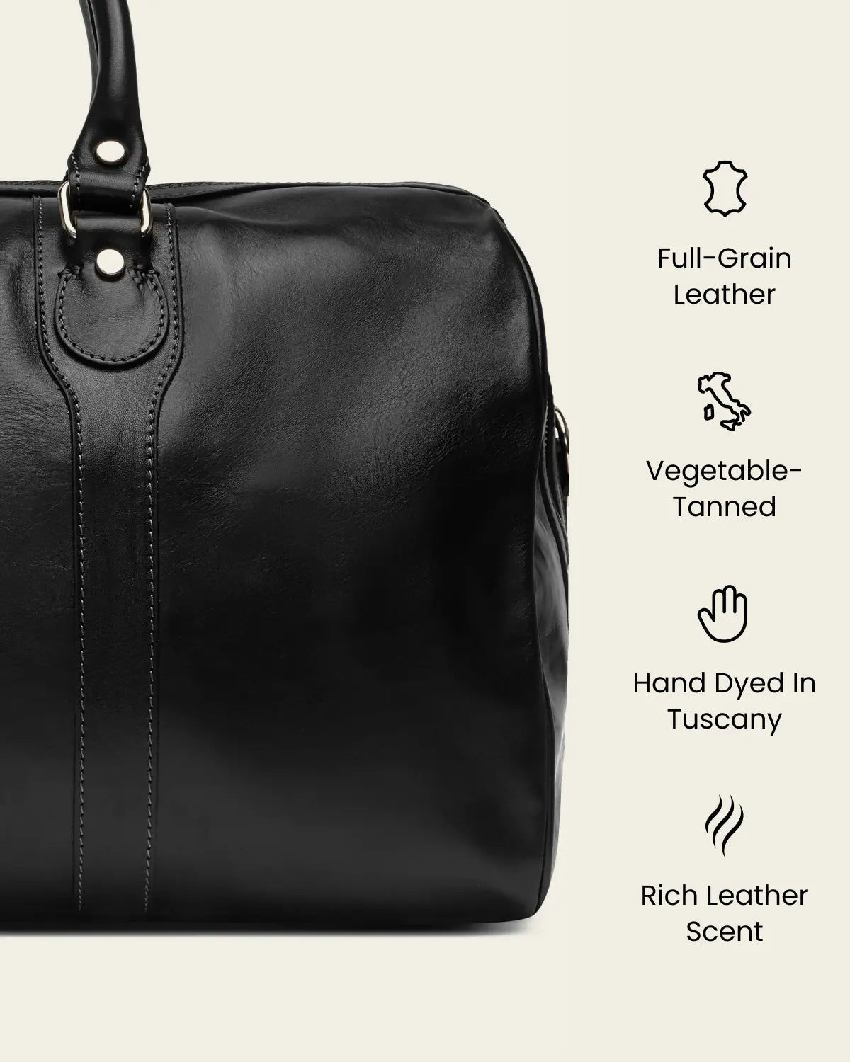 Beltrami Jet - Leather Weekender Bag