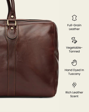Beltrami Terra - Leather Weekender Bag
