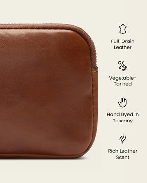 Forma5 Earth - Leather Zip Organiser