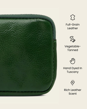 Forma5 Forest - Leather Zip Organiser