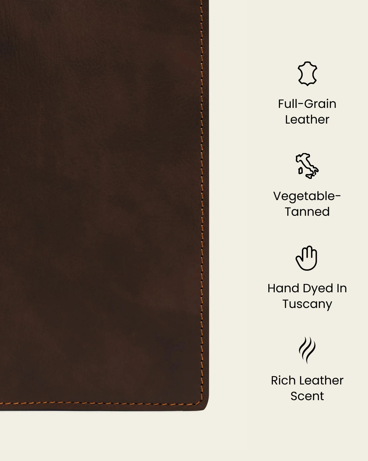 Journal A5 Espresso - Leather Notebook