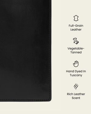 Journal A5 Jet - Leather Notebook
