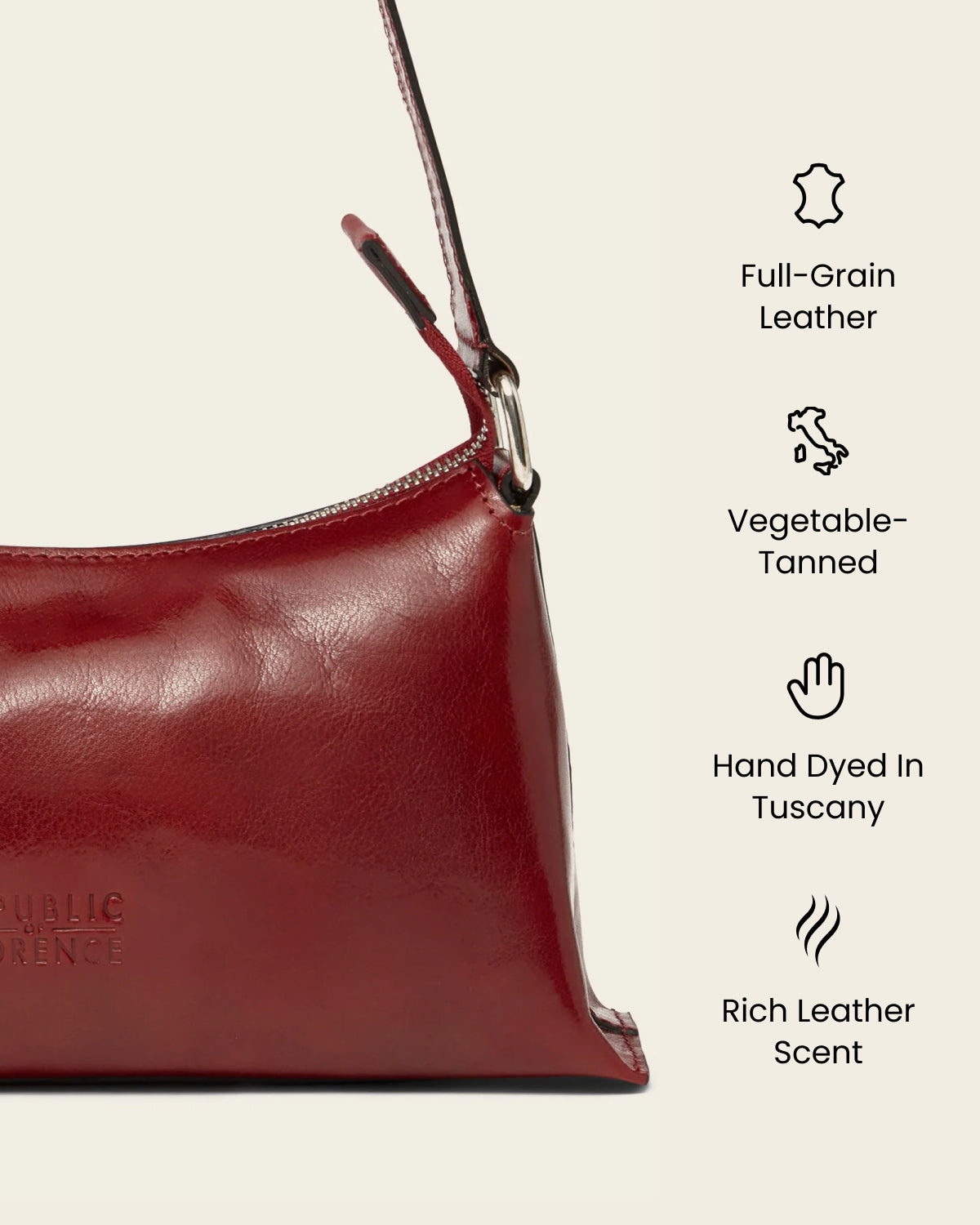 Laura Rosso - Leather Shoulder Bag