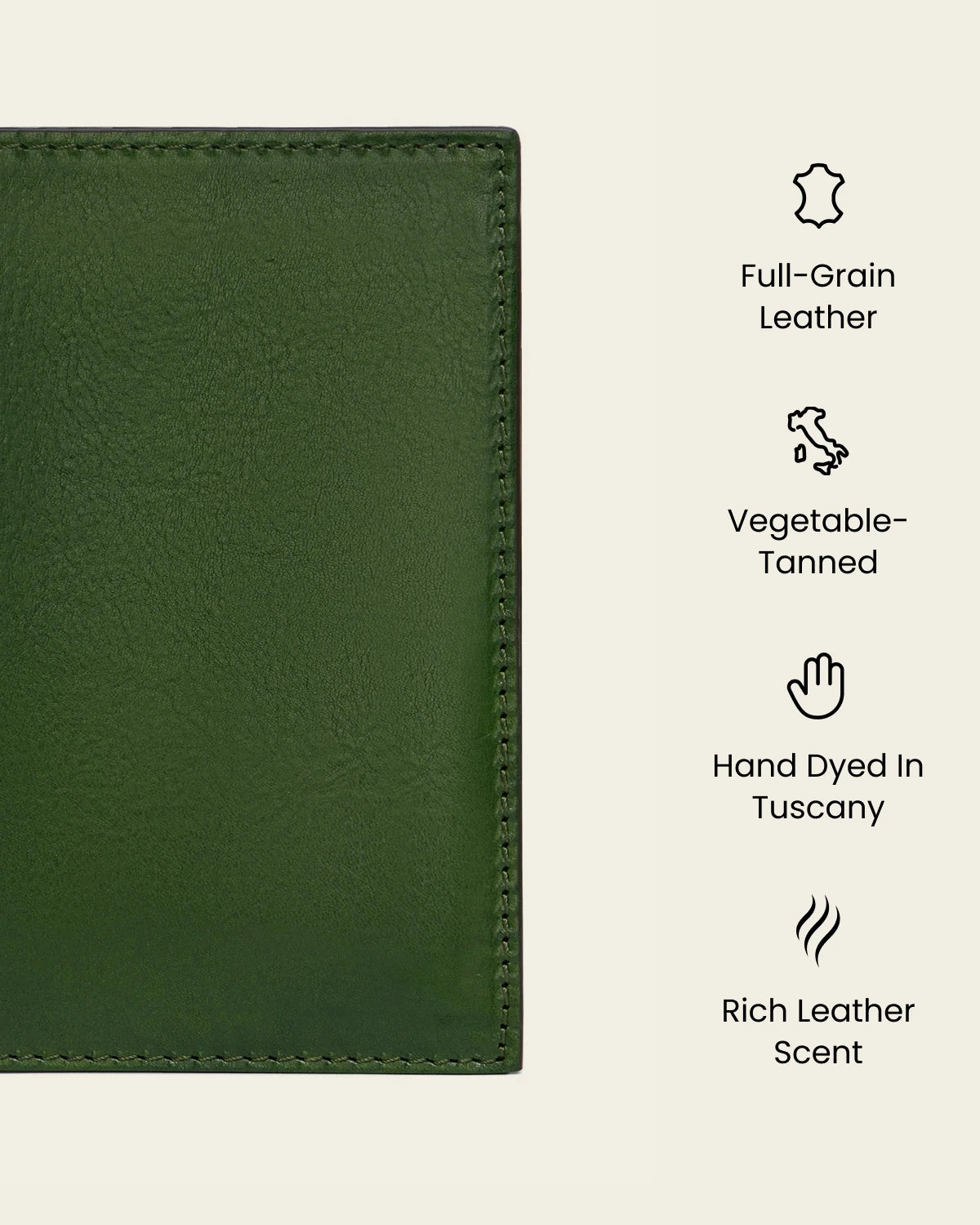 Passport Forest - Leather Passport Cover