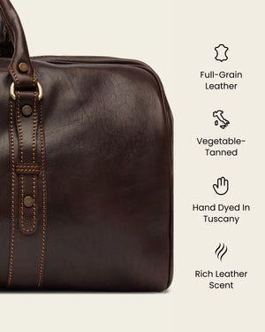 Polo Medium Espresso - Leather Weekender