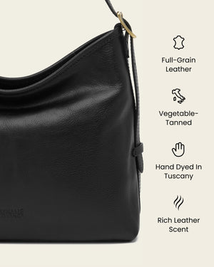 Sophia Ink - Leather Shoulder Bag