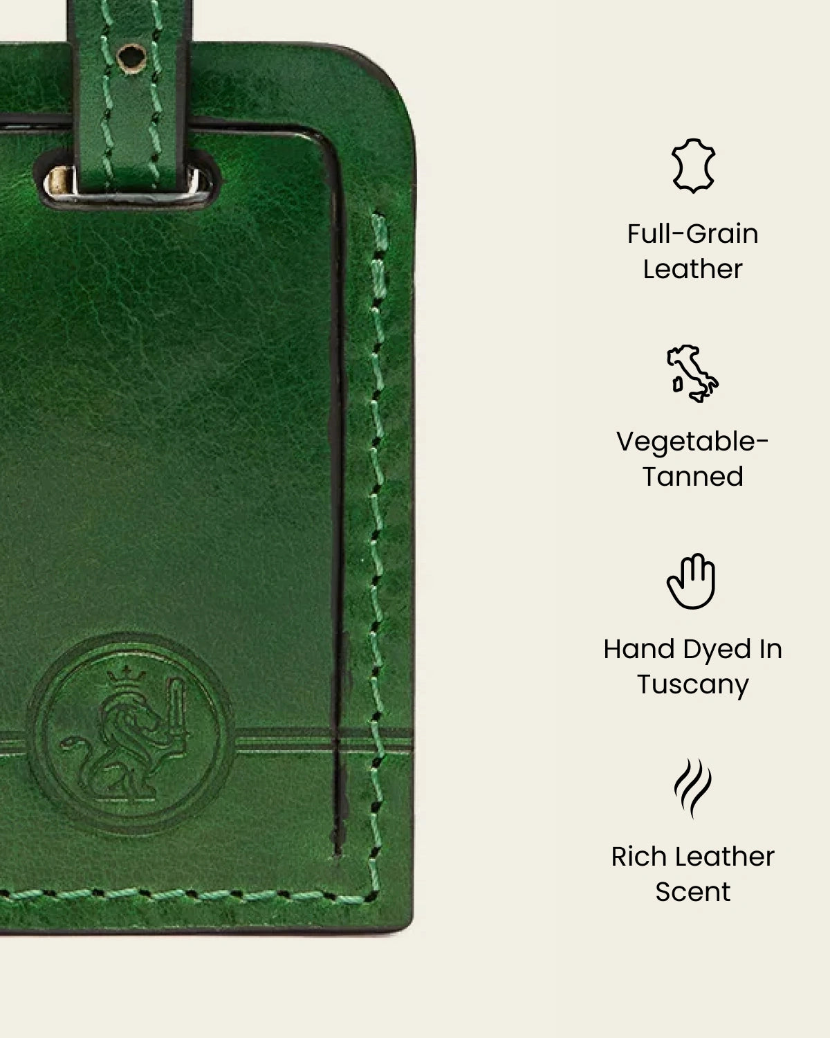Tag Forest - Leather Travel Tag