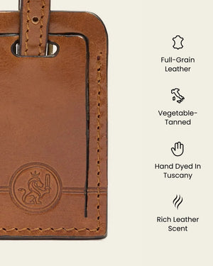 Tag Honey - Leather Travel Tag