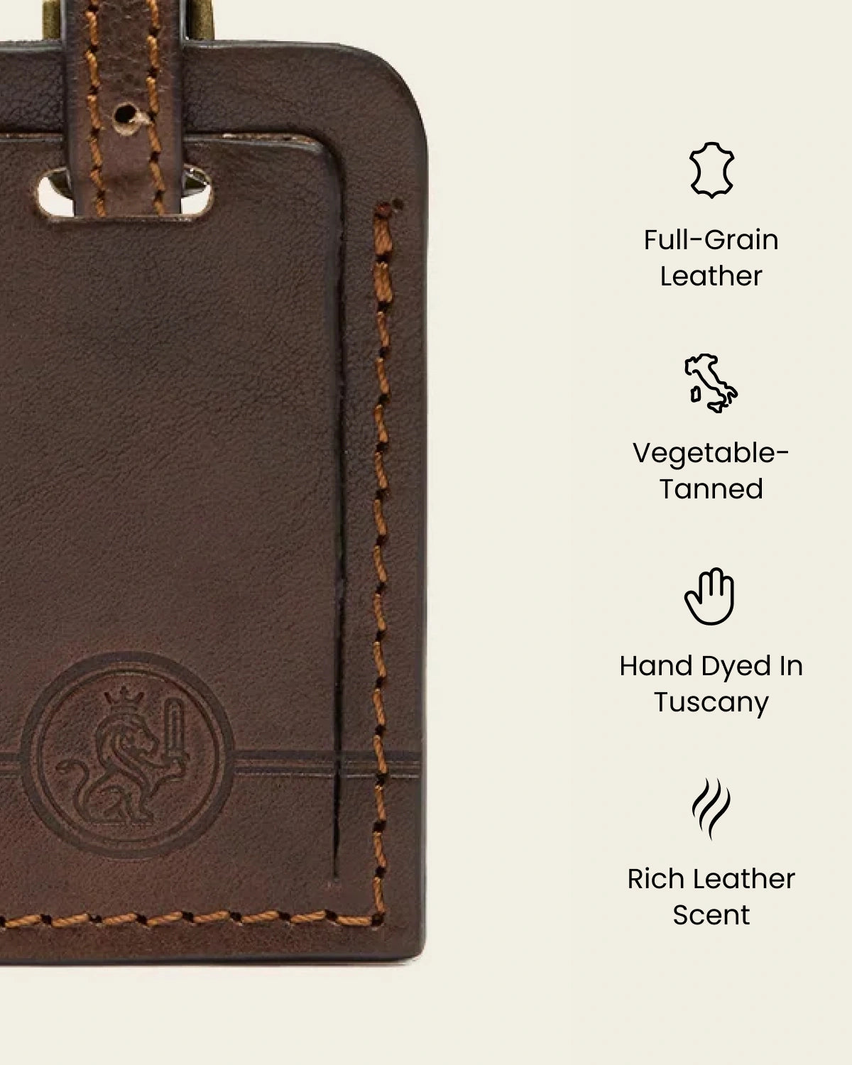Tag Moro - Leather Travel Tag