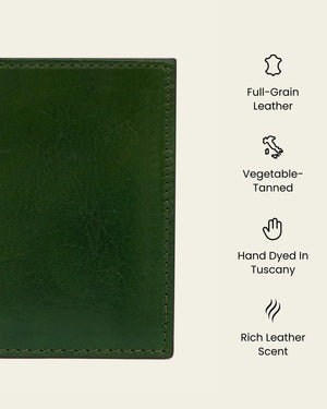 Vertical Forest - Leather Card Holder