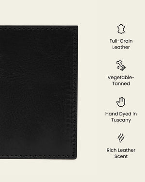 Vertical Jet - Leather Card Holder