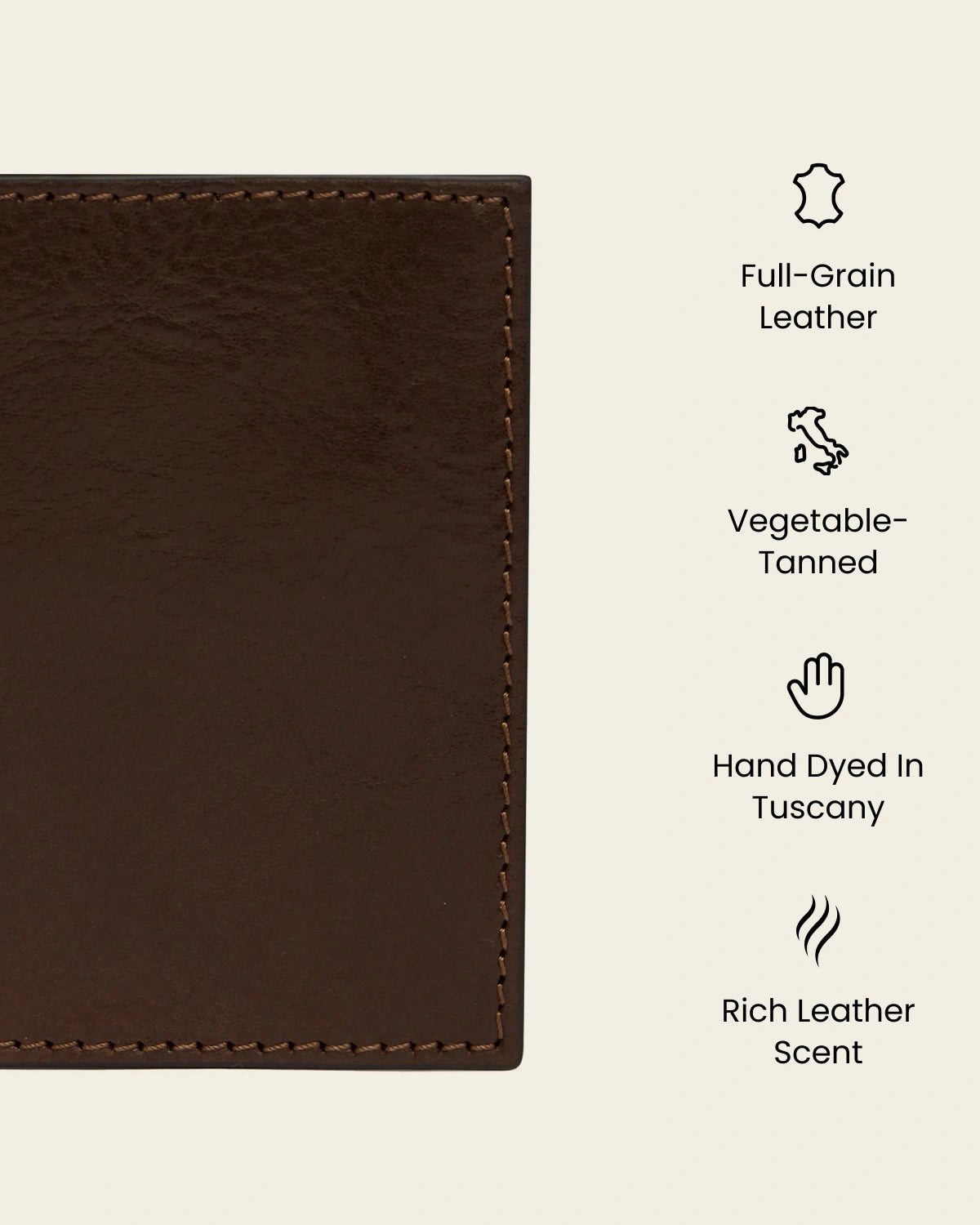 Vertical Terra - Leather Card Holder