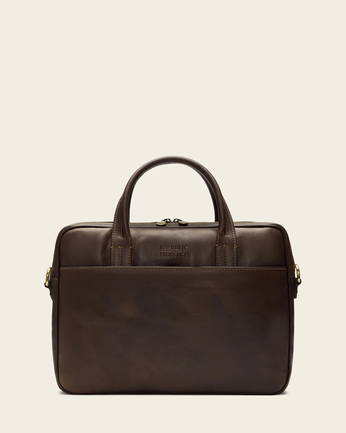 London Espresso - 14" Leather Briefcase